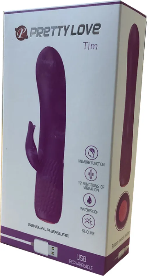 Vibrators Rechargeable Tim Purple Pretty Love