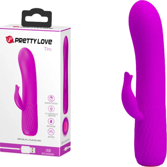 Vibrators Rechargeable Tim Purple Pretty Love