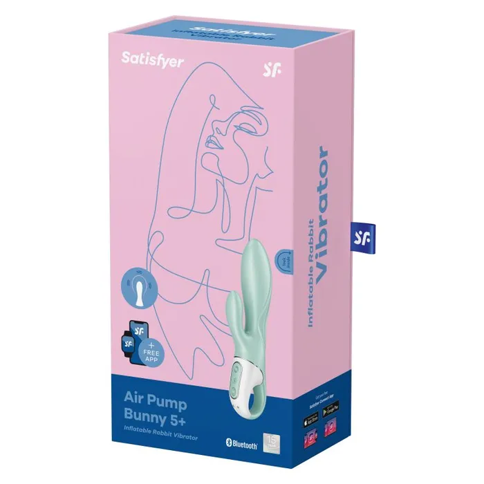 Vibrators Satisfyer Satisfyer Air Pump Bunny 5 Mint