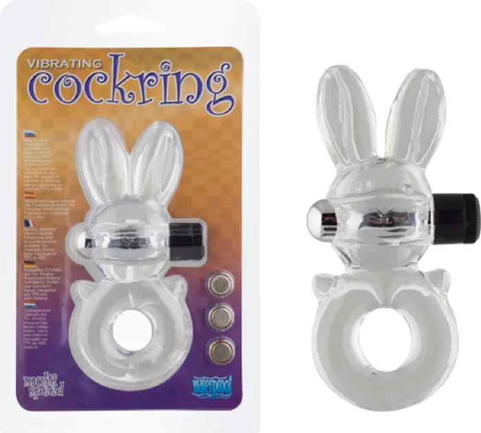 Vibrators Seven Creations Vibrating Cockring Rabbit Clear Vibrator Sex Toy Adult Orgasm