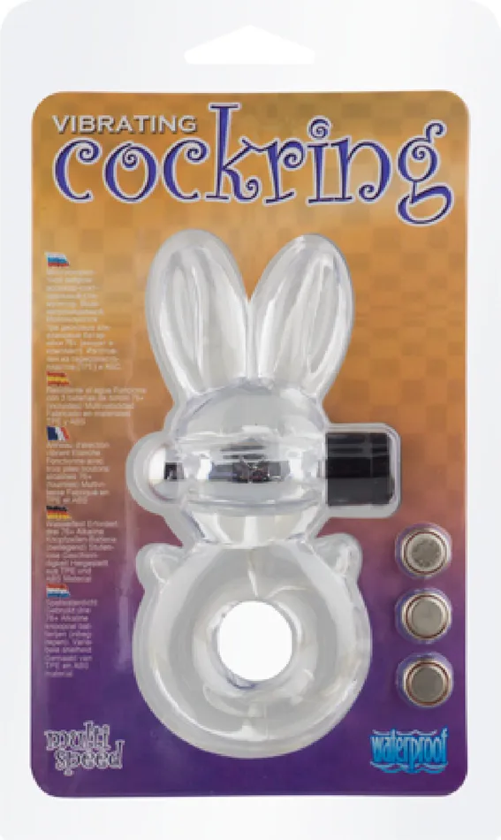 Vibrators Seven Creations Vibrating Cockring Rabbit Clear Vibrator Sex Toy Adult Orgasm