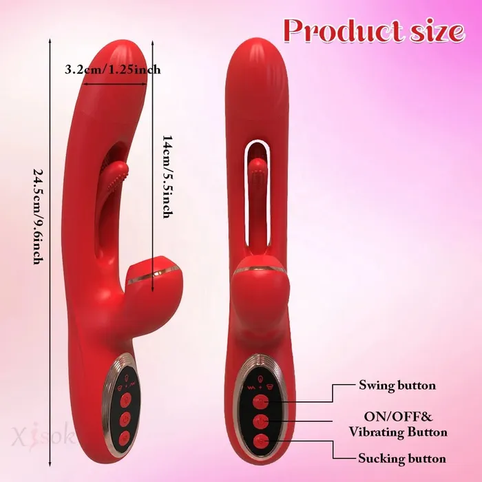 Vibrators ZeaElla Curves Flapping Rabbit