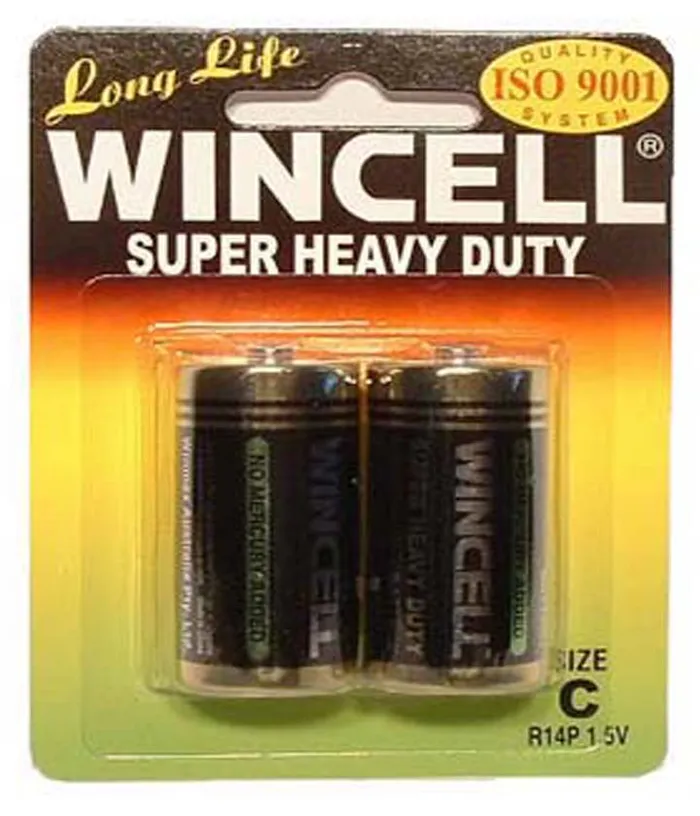 Wincell Male Sex Toys Wincell Super Heavy Duty C Size Carded 2Pk Battery