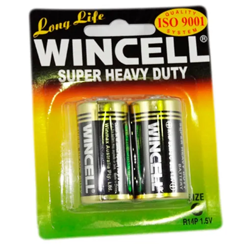 Wincell Male Sex Toys Wincell Super Heavy Duty C Size Carded 2Pk Battery