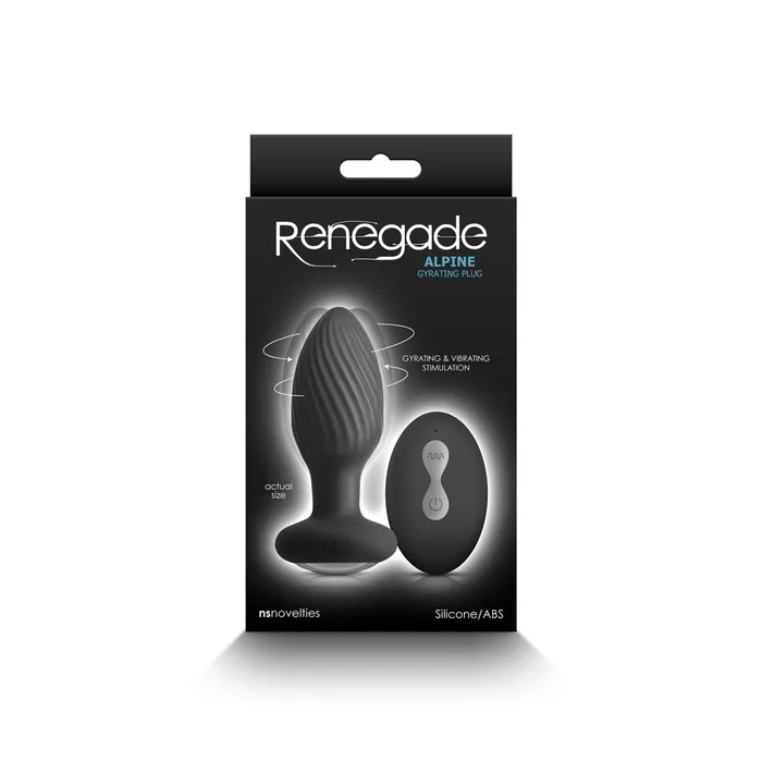 Anal NS Novelties Renegade Alpine Gyrating Plug Black