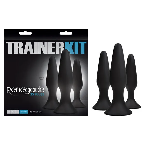 Anal Renegade Sliders Trainer Kit Butt Plugs Set of 3 NS Novelties