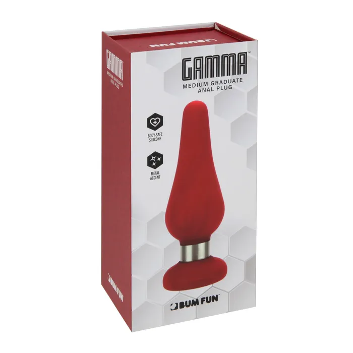 BUM FUN Male Sex Toys Medium Gamma Anal Plug