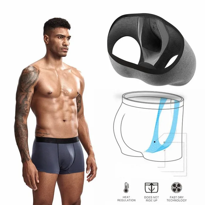 Jockmail Vibrators Jockmail FTM Packer Wear Gear Sports Boxer 3D UnderwearJM07