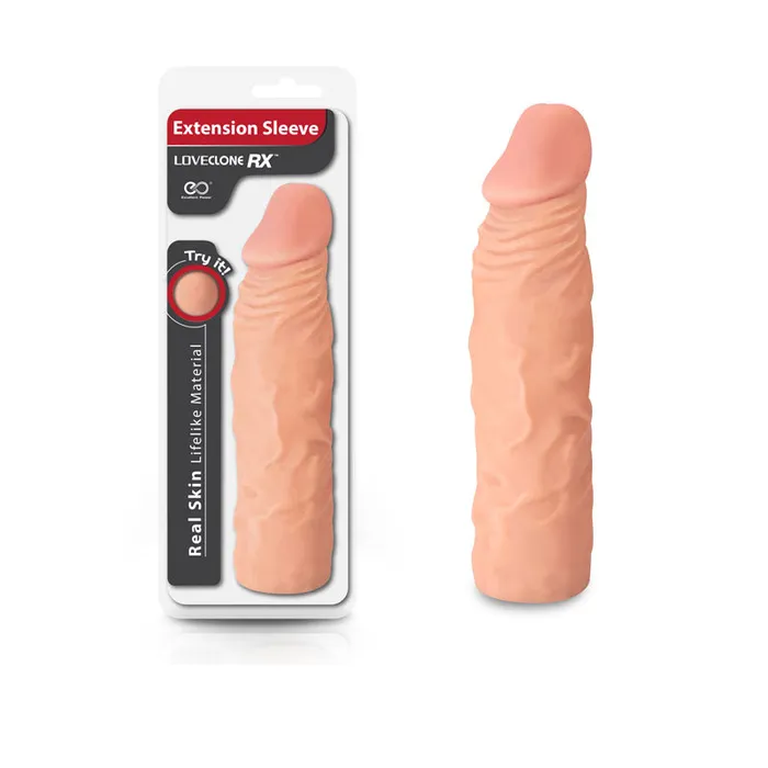 LoveClone RX Extension Sleeve 20 cm Penis Extender Sleeve Excellent Power Male Sex Toys