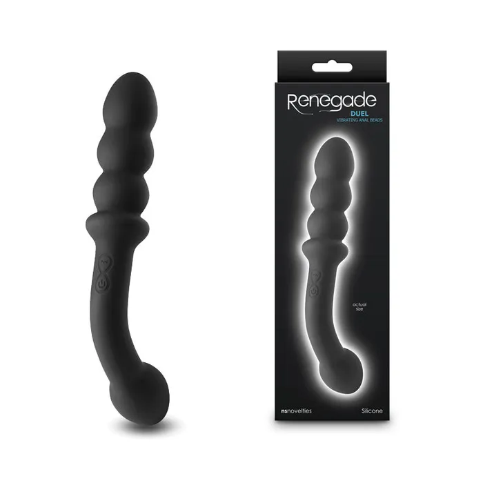 Male Sex Toys NS Novelties Renegade Duel 214 cm USB Rechargeable Vibrating Double Ended Anal Wand