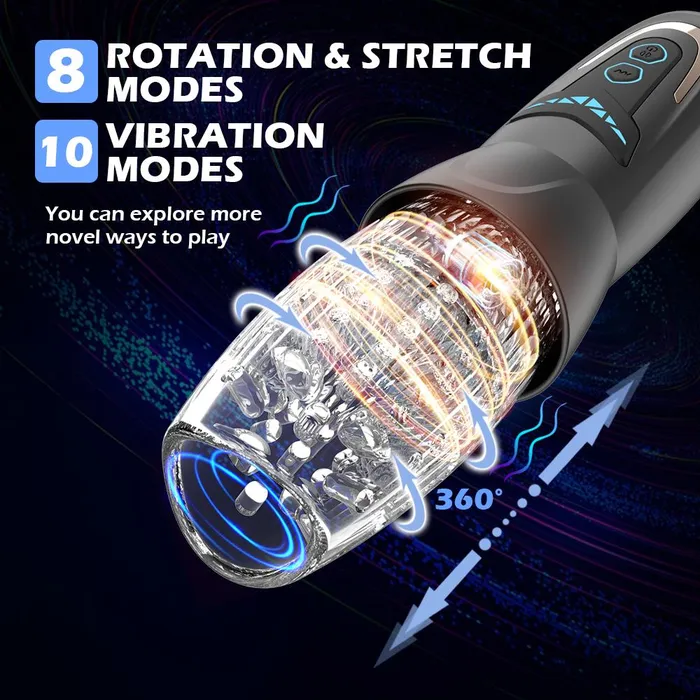 Male Sex Toys soniker Automatic Electric Piston Rotating Sucker Male Blowjob Masturbator Cup