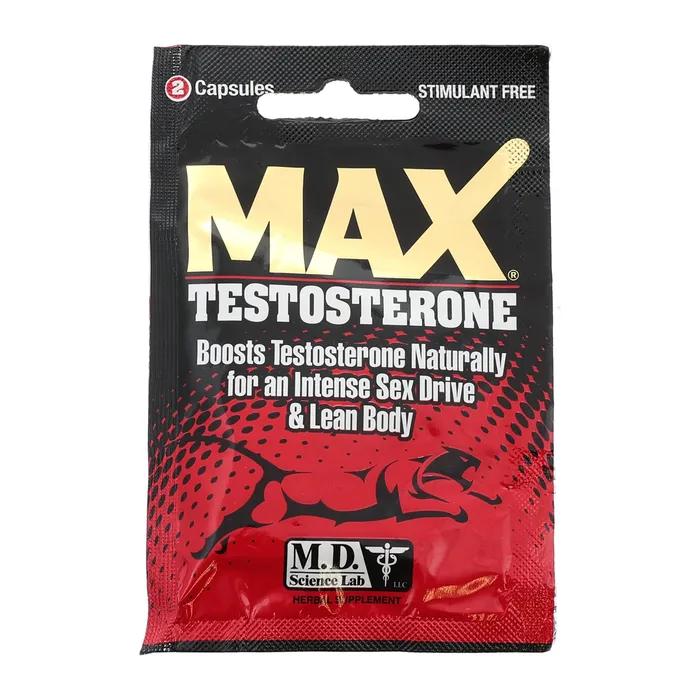 MD SCIENCE Vibrators Max Testosterone Single Pill