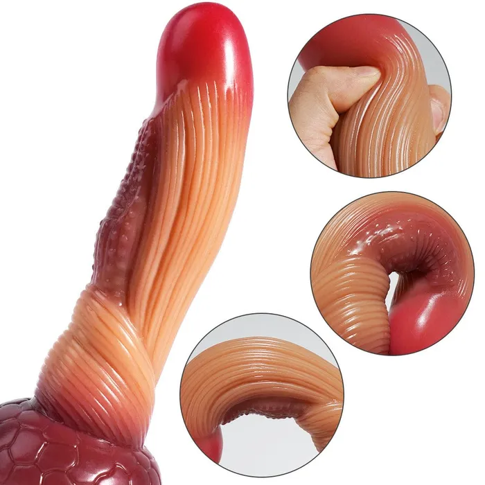 MRIMIN Gspot Dragon Dildo for Women Hismith Realistic Dildo with Strong Suction Cup MRIMIN Female Sex Toys