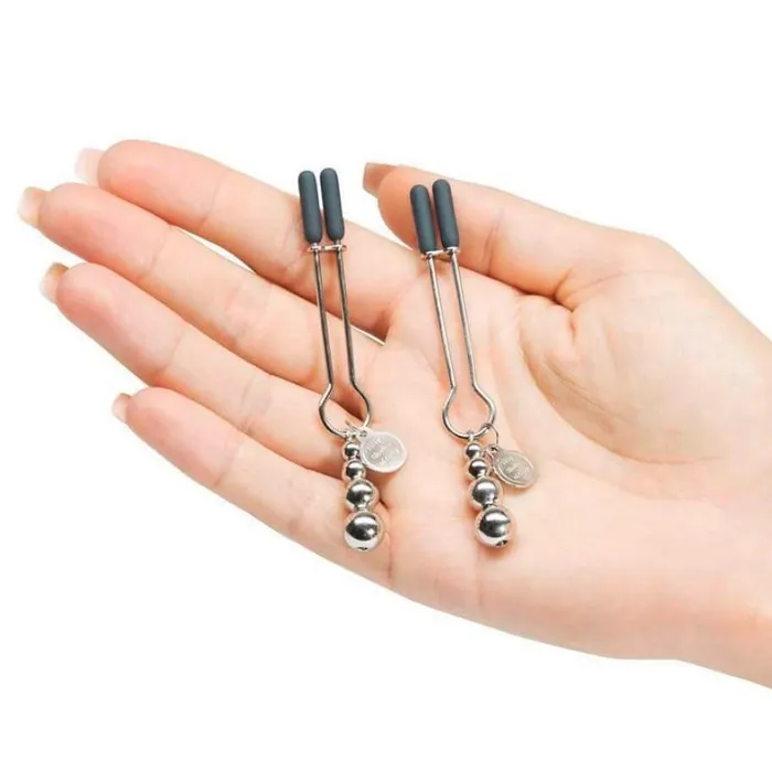 Vibrators Fifty Shades of Grey The Pinch Adjustable Nipple Clamps Fifty Shades