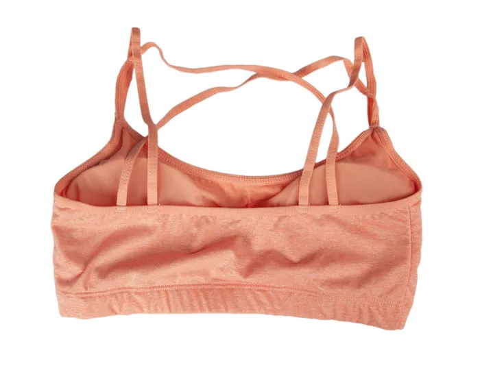 Vibrators Sunset Intimates Coral CrissCross Back Sports Bra