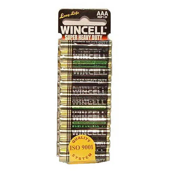 WincellWinmax Male Sex Toys Wincell AAA Super Heavy Duty Batteries Super Heavy Duty Batteries AAA 10 Pack