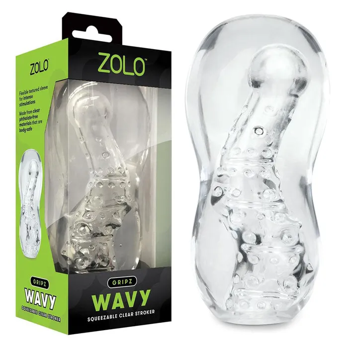 Zolo Male Sex Toys Zolo Gripz Wavy Stroker Sleeve